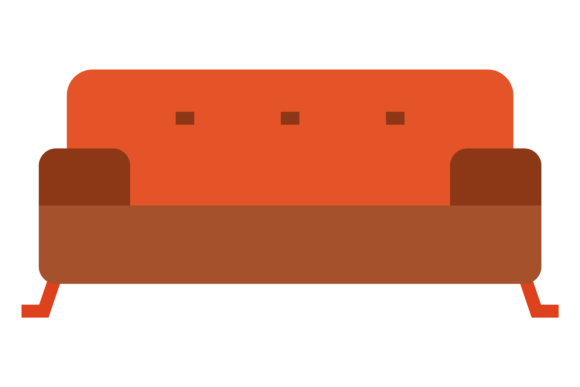 Download Couch Icon. Red Sofa. Cozy Interior Furn - Cozy interior Collection
