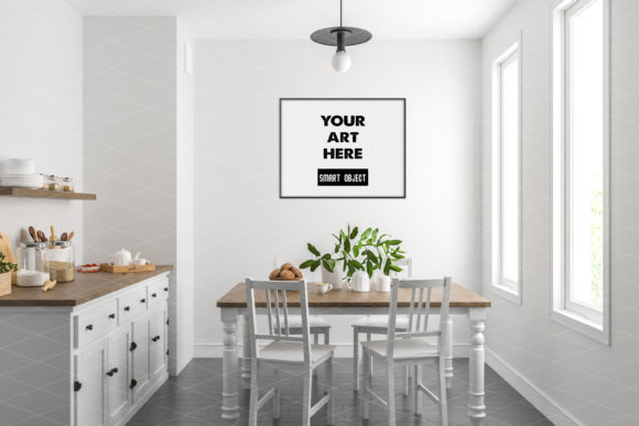 Download Frame Mockup Kitchen Dining Room - Premium Resources
