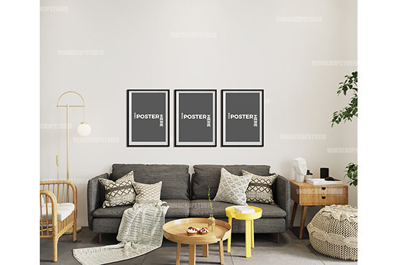 Download Cozy Interior Mockup, Living Room Mockup - Cozy interior Collection