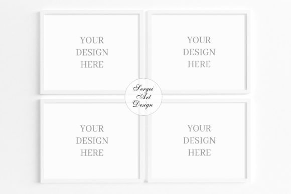 Download 4 Frames Mockup, 8x10 Frame Mockup, PSD - 8x10 frame mockup Collection