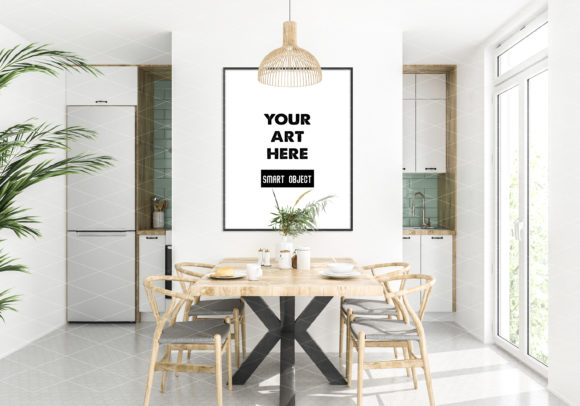 Download Frame Mockup Kitchen Dining Room - Premium Bundle