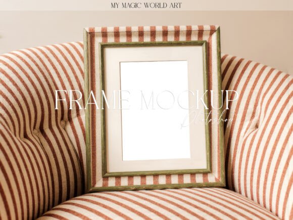 Download Vintage Cozy Interior Frame Print Mockup - Cozy interior Collection