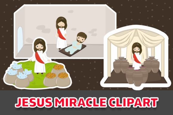 Download Jesus Miracle Christian Clipart - Premium Bundle