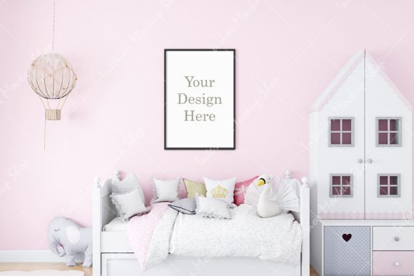 Download Frame Kids Mockup, Kids Room Mockup - Kids mockup Collection