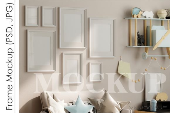 Download Frame Mockup Kids Room, Nursery Frame - Nursery frame Collection